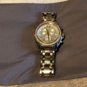 Two Tone Michael Kors Watch
